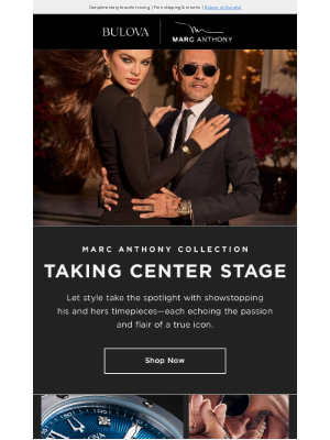 Bulova - Marc Anthony Collection: Style That Sings To Us