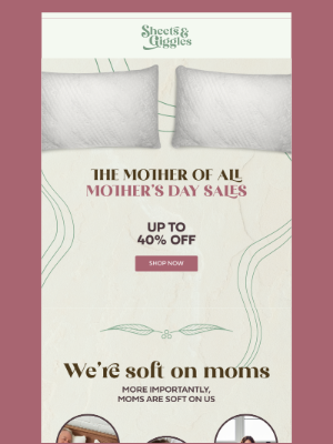 Up To 40% Off — Mother Day Sale Starts Now 💃