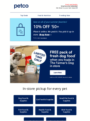 Petco - Don't miss out: 10% OFF