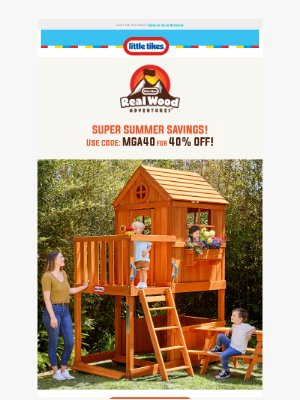 Little Tikes - Super Summer Savings! Save 40% Sitewide