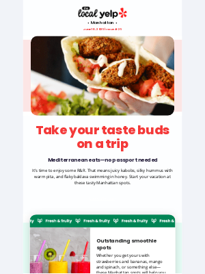 Yelp - Fresh Mediterranean flavors 🥙