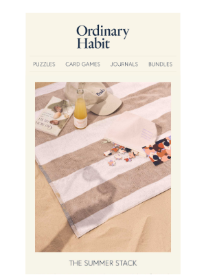 Ordinary Habit - Introducing the Summer Stack ☀️