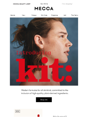MECCA Brands (AU) - Introducing new skincare from kit: