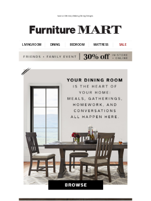 The Furniture Mart - It’s More Than Just a Dining Set