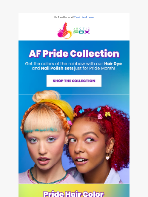Arctic Fox - Happy Pride Fox Fam!