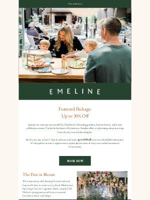 Emeline - Plan Ahead, Save More: Up to 30% Off Summer Stays