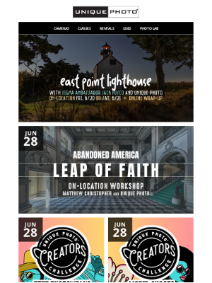 Unique Photo - On-location Astrophotography • Abandoned America Workshop • Creators Challenge Event at Philly