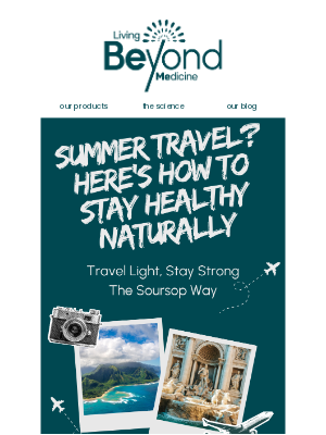 Soursop Nutrition - Travel Season Is Here — Don’t Let Sickness Tag Along ✈️🌿