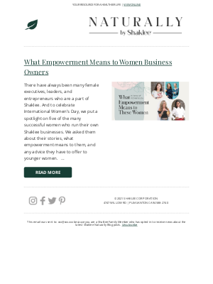 Shaklee - What Empowerment Means to Women Business Owners