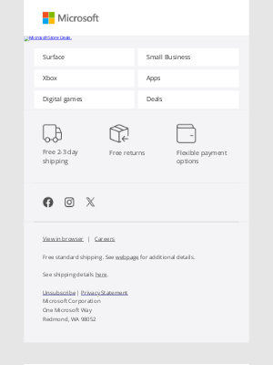 Microsoft - Free 2-3 day shipping