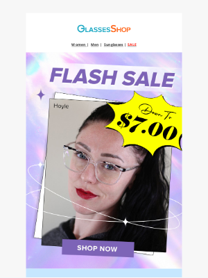 GlassesShop - ⚡ Flash Sale Frenzy: Frames for Just $7!