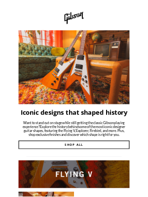 Gibson - Explore designer guitars that shaped history