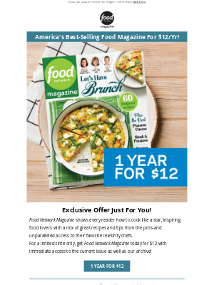 CookiesKids - Exclusive Offer: Food Network Magazine for $12/Year