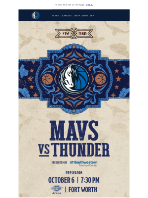 Dallas Mavericks - 🤠 We are heading to Fort Worth
