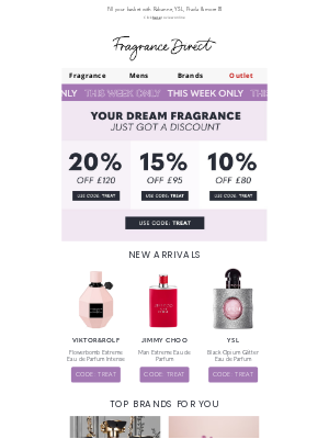 Fragrance Direct(United Kingdom) - Payday Treat: Save 20% Off Your Haul 🎉