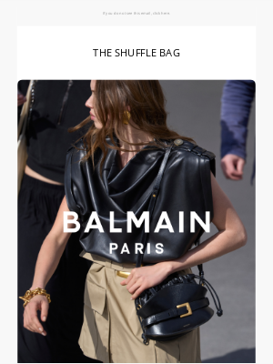 Balmain Paris - THE SHUFFLE BAG