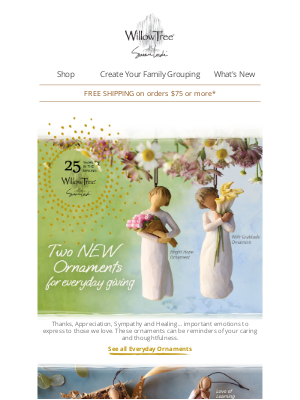 Willow Tree� by Susan Lordi - Newest Ornaments for Spring & Summer