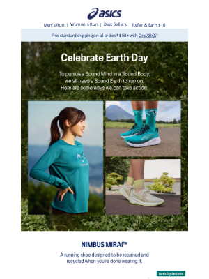 ASICS - Gear you can feel good about 🌎
