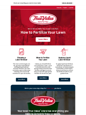 True Value - 🌱 How to Fertilize Your Lawn