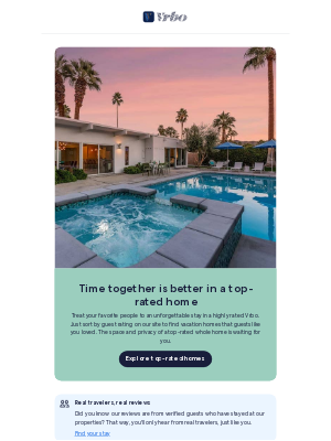 VRBO - The hot list: top-rated stays loved by guests like you