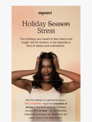 Myoovi - Already stressed about the holidays?