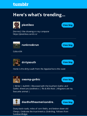 Tumblr - 5 good reasons to go dashwards