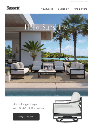 Bassett Furniture Industries - Ready For Summer Get-Togethers?