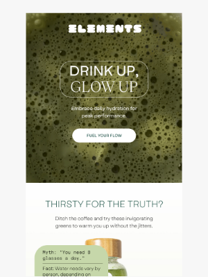 Daily Elements - Thirsty for wellness?