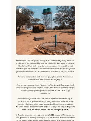 Charity Water - Let there be light — and clean water