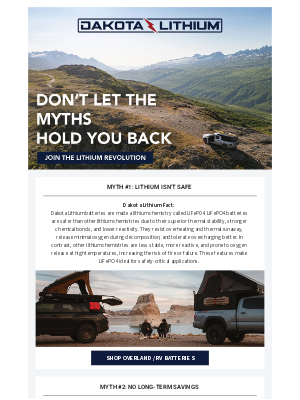 Dakota Lithium - Don't Let The Myths Hold You Back!