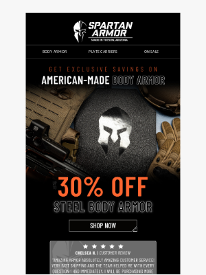 Spartan Armor Systems - 2 For 1 Armor Deals + Redeem FREE Gear