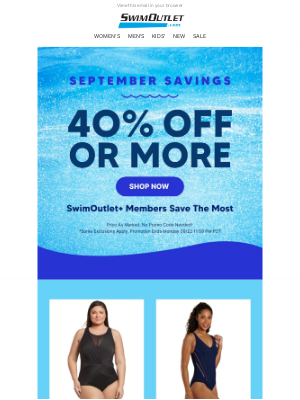 SwimOutlet - 48 HOURS LEFT 💰 40% OFF