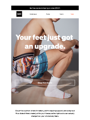 SAXX Underwear - Meet the new socks your feet have been waiting for