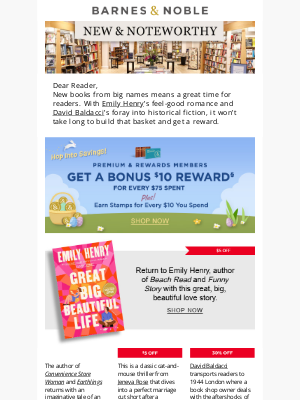 Barnes & Noble, INC - Your Weekly New & Noteworthy