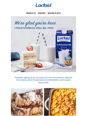 LACTAID® - Tina, open to discover the deliciousness of Lactaid