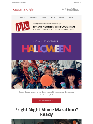 Matalan (United Kingdom) - This is not a drill 🎃