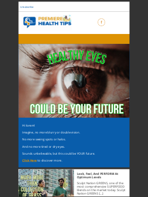 Organifi - Healthy Eyes Could Be YOUR Future