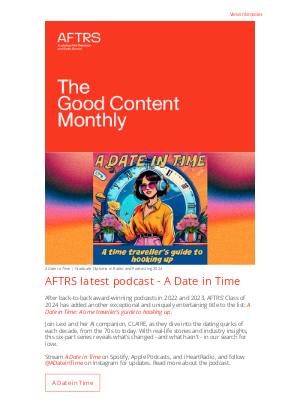 AUSTRALIAN FILM TELEVISION AND RADIO SCHOOL (Australia) - Discover AFTRS' Latest Podcast, Short Courses in VIC, and Industry Highlights