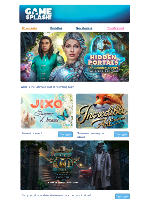 Big Fish Games - 🌞Sunny Savings! Up to 55% off Collector's Editions! ⛱