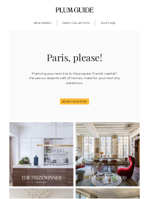 The Plum Guide - Paris, Please!