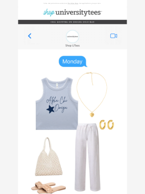 University Tees - Outfits to Obsess Over 💫