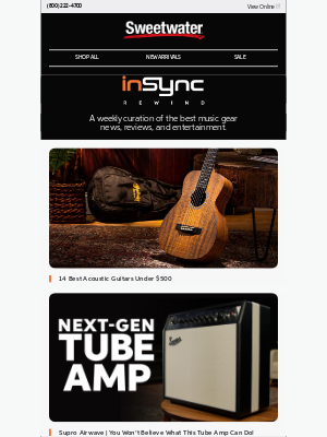 Sweetwater - 14 Best Acoustic Guitars Under $500