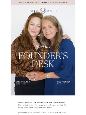 From the Founder's Desk