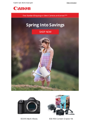 Canon - April Deals are In Bloom 🌷