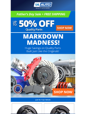 1A Auto Parts - 🔥 Just For You -Up to 50% Off + New Markdowns