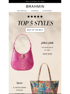 Brahmin - TOP 5️⃣ STYLES