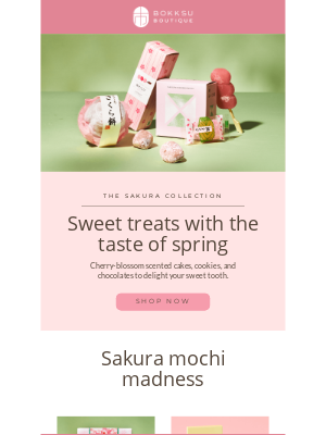 Bokksu - 🍡 Don’t miss your sakura sweets