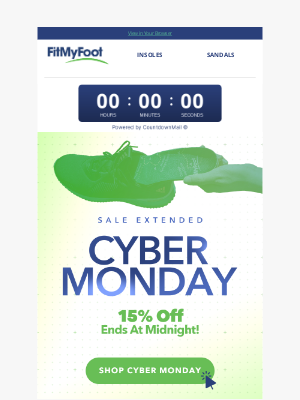 Wiivv Wearables Inc. - 🎉 Cyber Monday Exclusive: 15% Off Insoles Extended!
