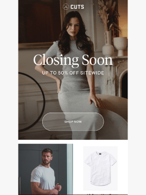 Cuts Clothing - Weekend Sitewide Sale: Up to 50% Off