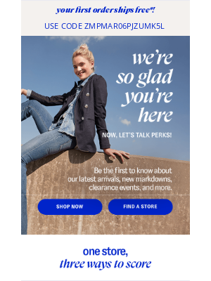 Marshalls - You're officially in!